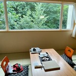 湯宿 だいいち - 窓の外は緑がいっぱいです！