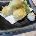 ざくろ - ふぐ白子の天ぷら