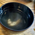 かぶと - 〆は、削りたての鰹から出汁をとった肝吸い