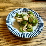 かぶと - おとおし…山芋とオクラ