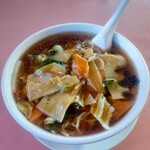 江南春 - 3ヶ月前に食べた広東麺790円。大盛110円増。