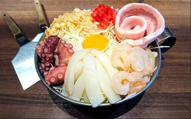 もんじゃ焼き 🌴⚔宮崎グルメ探検隊👨‍👩‍👧‍👦🌴 | 【風車】 都城市にある
