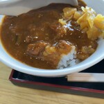 音威子府食堂 - ミニ丼この日はカレー