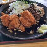 音威子府食堂 - 北海道ざんぎそば大盛