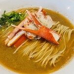 紅ズワイガニらぁ麺 まるはち屋 - 