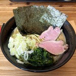 Ramen Saitoya - ラーメン780円麺硬め。海苔増し100円。