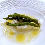 anchoa - Tapas①：ウスバハギ／サルサベルデ／冬瓜〈相模湾魚介スペシャルコース〉