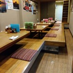 やき鳥三太郎 - 掘りごたつ席(2024年8月13日撮影)