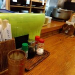 やき鳥三太郎 - 卓上の様子(2024年8月13日撮影)