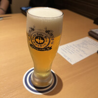 和食日和 おさけと 神楽坂 - 先ずは新潟のスワンレイクビールで乾杯！