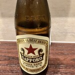 宵ノねこ - 瓶ビール_サッポロラガー