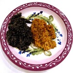 anchoa - Paella：イカ墨（ゲソ入）、アロスアバンダ（伊勢海老のスープ）〈相模湾魚介スペシャルコース〉