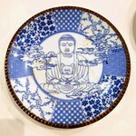 anchoa - Postres：大仏の絵柄のお皿〈相模湾魚介スペシャルコース〉