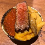 焼うお いし川 - おまかせコース
                                厳選焼きうお7種+お椀、うにいくら丼 15200円
                                《6品目》ウニいくら　厚切り炙りトロ丼