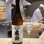 鮨松榮 - 信州亀齢 純米吟醸 （長野県）