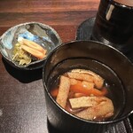 炭火鉄板焼　杜季 - 味噌汁