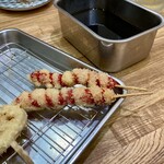 串カツ　ほおかむり - ウインナーとか