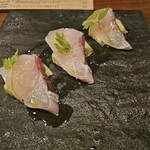 85BAL TEPPEN - 真鯛と水茄子のカルパッチョ