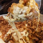 燻製カレー 池田本店 - 糸引くチーズと燻製肉とライスが……素晴らしい