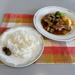 桃花水 - ★本日のランチ（若どりのポワレ揚げなすソース（1000円税込）★