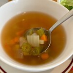 桃花水 - ★本日のランチ（若どりのポワレ揚げなすソース（1000円税込）★