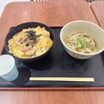 金むす - 究極の親子丼+ミニうどん