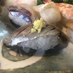 すし鶴 - 何やろサバかな？