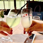 260684162 - ノンアルカクテルで乾杯♪(*^^)o∀*∀o(^^*)♪