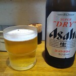 中華そばや 和凡 - 瓶ビール