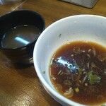 中華そばや 和凡 - 割スープ