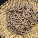 そば処 ひらお - 蕎麦（蕎麦の替え玉400円）