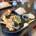 手打そば 砂場 伊豆高原 - 天せいろ　2100円