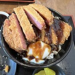 かつ丼吉兵衛 - 「気分だけちょっとわんぱくかつ丼」作ってみました。かなりのボリュームです。