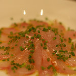 金目ダイのカルパッチョ