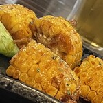 焼きもの家 慶 - おすすめメニューにはもろこしの唐揚げとあったけど、焼きもろこし感が強く美味しい