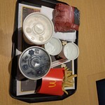 マクドナルド - 炙り醤油風 ベーコントマト肉厚ビーフセット、マックシェイクバニラ