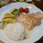 キッチン ブルー グローブ - やはり、ご飯が合いますね！