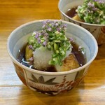 池下料理店 オオツボ - 京ナスの冷やし揚げ出し