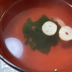 すし秀 - このお吸い物も他とは違うおいしさ