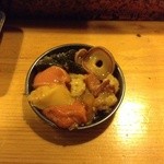 宝寿司分店 - 各種の肝とタコの吸盤の漬けも、、、♪　お酒が止まらないよ〜〜＾＾