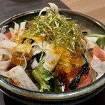 蔵四季 - いくらとカラスミの大根サラダ