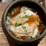 蔵四季 - 鮭ハラスといくらの土鍋