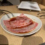 横浜焼肉kintan - 黒毛和牛サーロインの焼きすき焼き