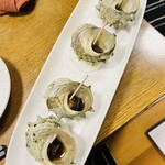 馳走かかしや - サザエの壺焼き