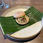 ワインとスパイス小料理 Dal Mellow - 納豆もなか。この組み合わせ大好き