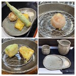 そば くら富 - 蕎麦前　純米吟醸酒と夏野菜の天麩羅