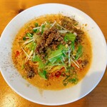 丸仙食堂 - 冷やし豆乳担々麺（税込750円）