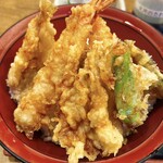 浜焼き海鮮居酒屋 大庄水産 - 天丼アップ