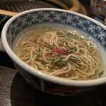SATOブリアン - 梅ラーメン。これ絶品でした。期間限定と言わず通年にしてほしい！！