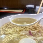 ヌードル＆スパイスカレー 今日の1番 - 本日の煮干スープ　※カマス/鯵(広島/九十九里)
